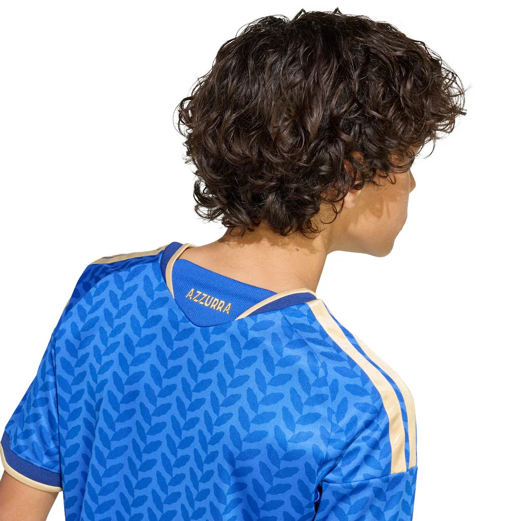 Italy National Team adidas Youth 2026 Home Replica Jersey - Blue