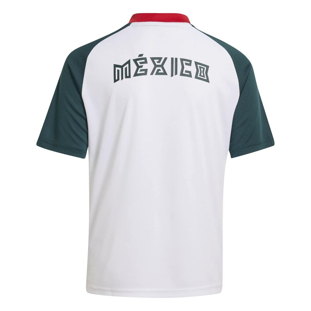 Mexico National Team adidas Youth 2026 Pre-Match Top - White