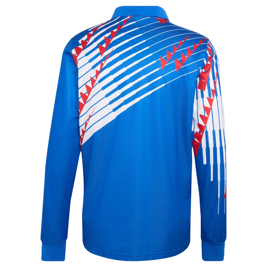 Japan National Team adidas 1993 Bringback Replica Long Sleeve Jersey - Blue/White