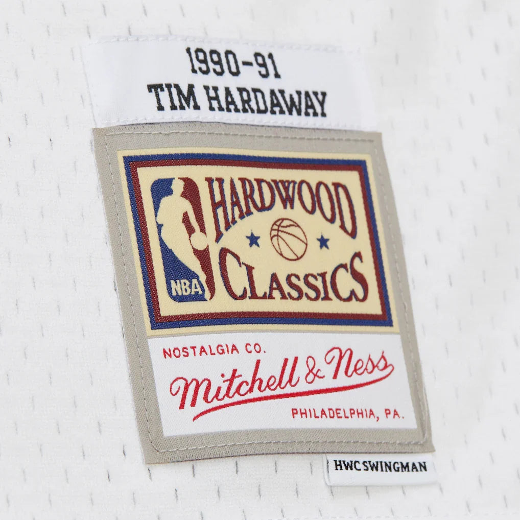 Tim Hardaway Golden State Warriors Mitchell & Ness Hardwood Classics 1990/91 Swingman Jersey - White