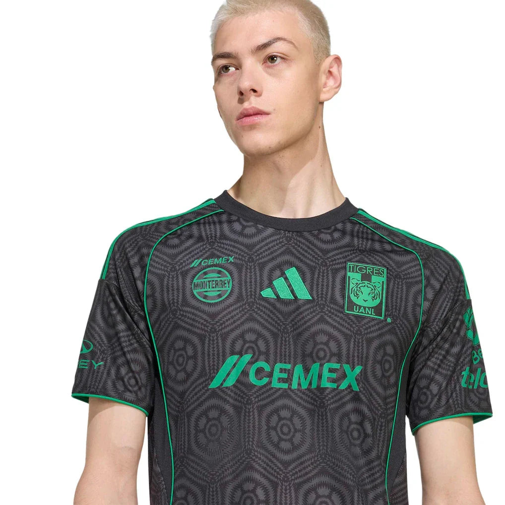 Tigres UANL adidas 2025/26 Third Replica Jersey - Gray