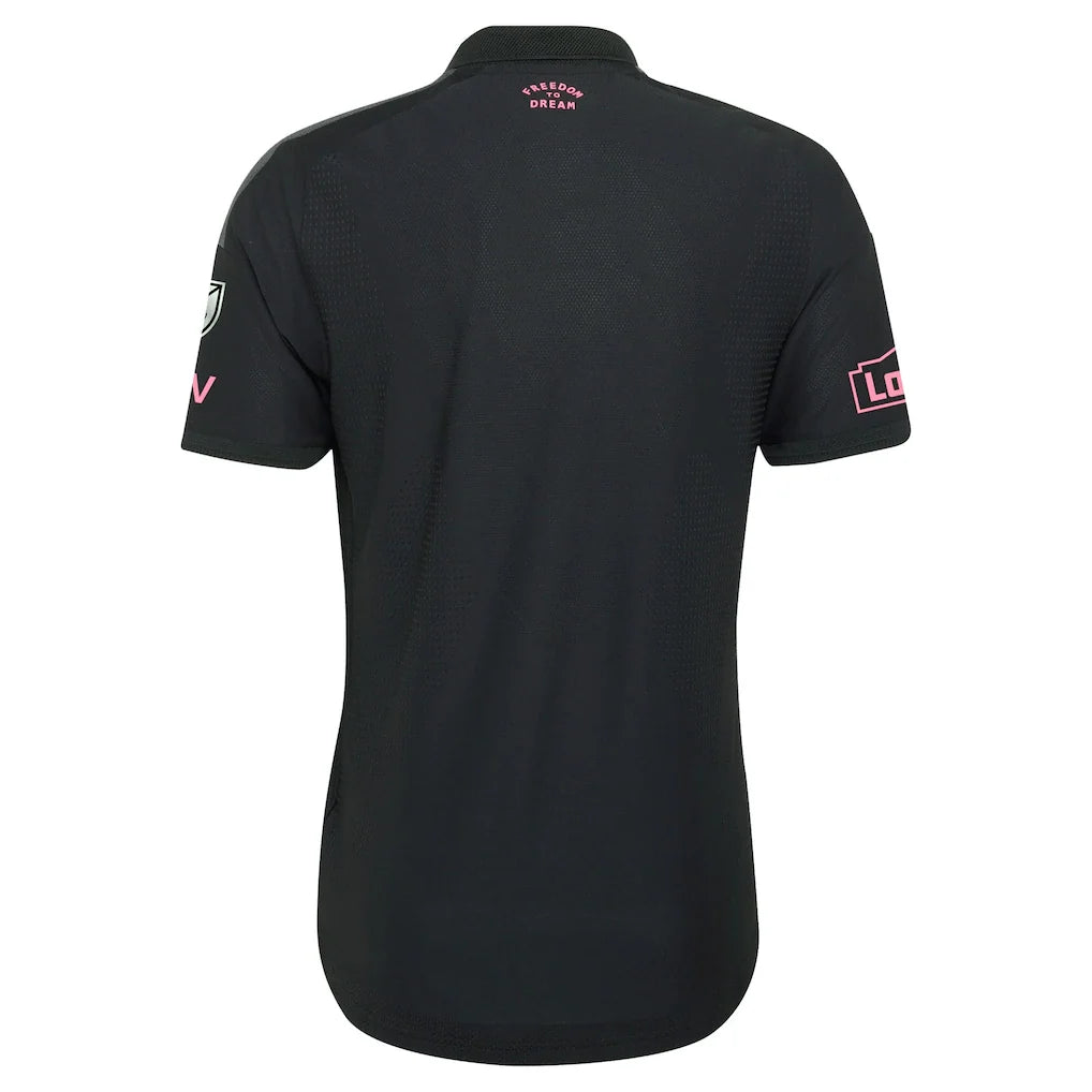 Inter Miami CF adidas 2026 Presagio On-Field Authentic Patch Jersey - Black