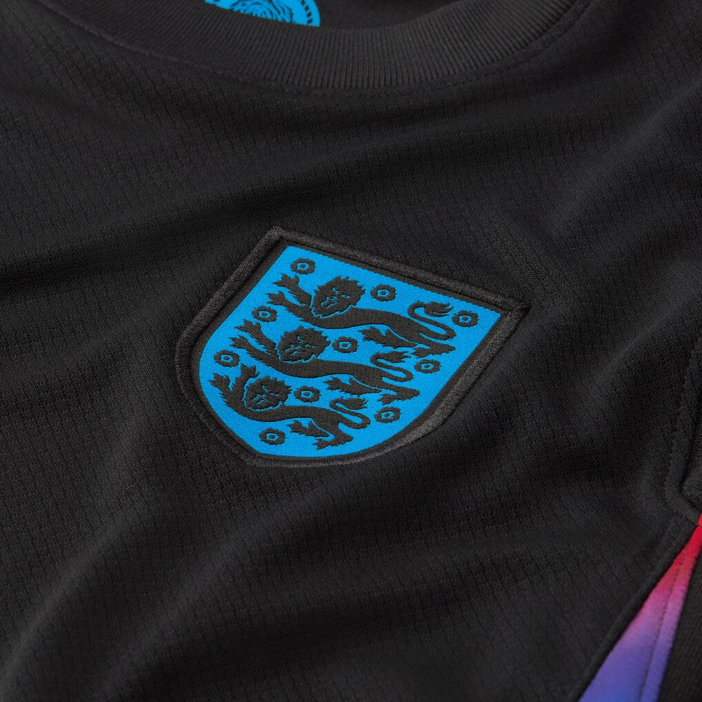 England Women's National Team Nike Youth 2025/26 Away Replica Jersey - Black