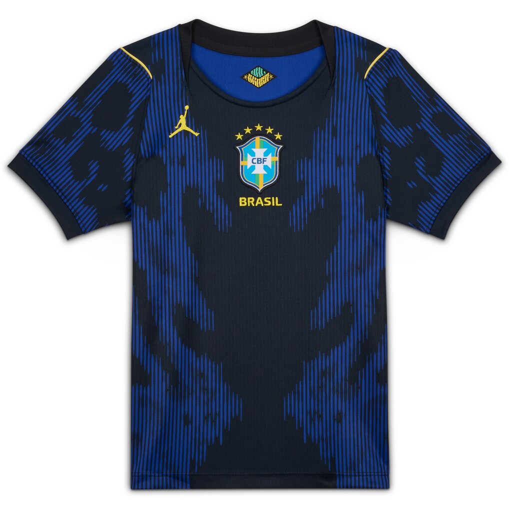 Brazil National Team Jordan Brand Preschool 2026 Dri-FIT Replica Jersey - Blue
