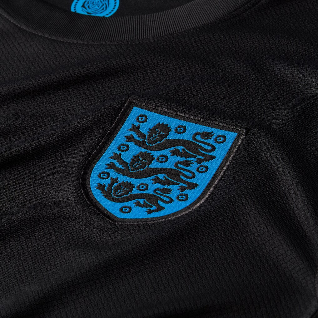 England Women's National Team Nike 2025/26 Away Replica Jersey - Black