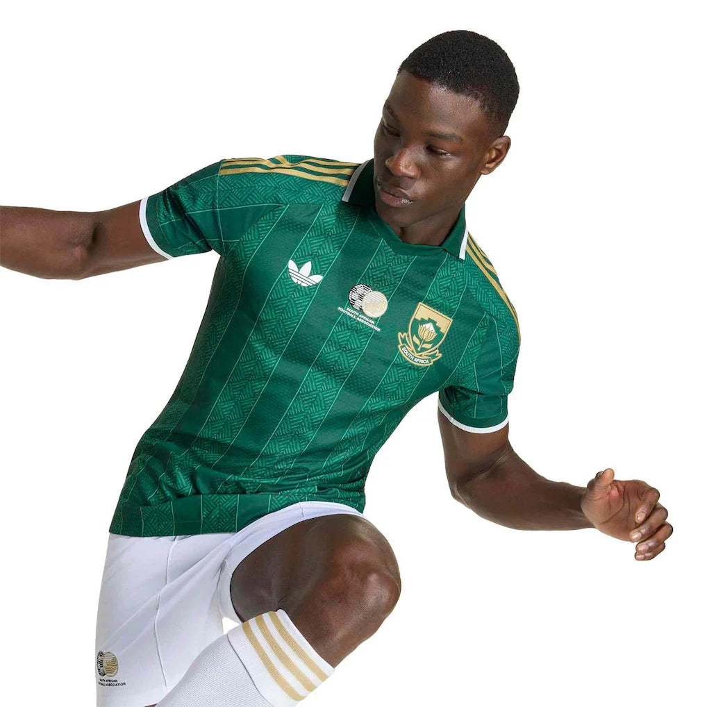 South Africa National Team adidas Away On-Field Authentic Jersey - Green