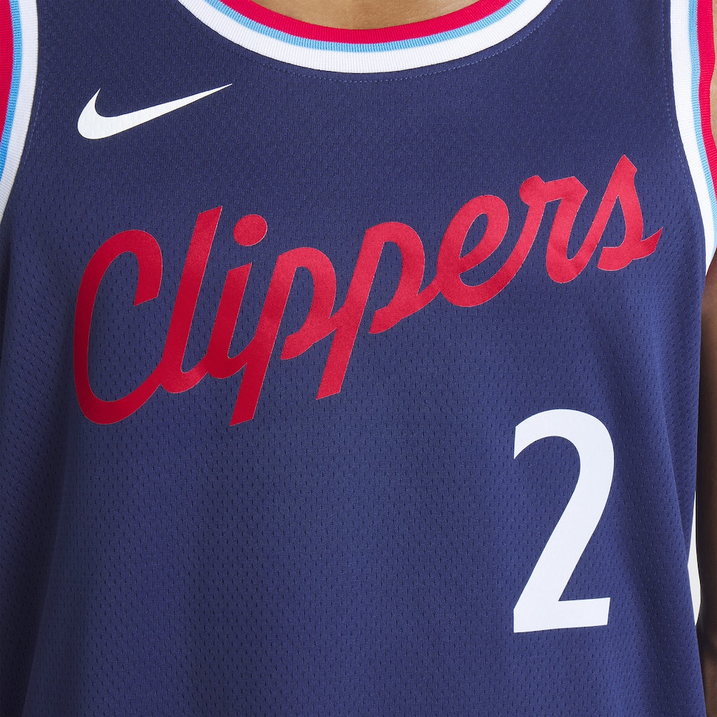 Kawhi Leonard LA Clippers Nike Unisex 2024/25 Swingman Jersey - Navy - Icon Edition
