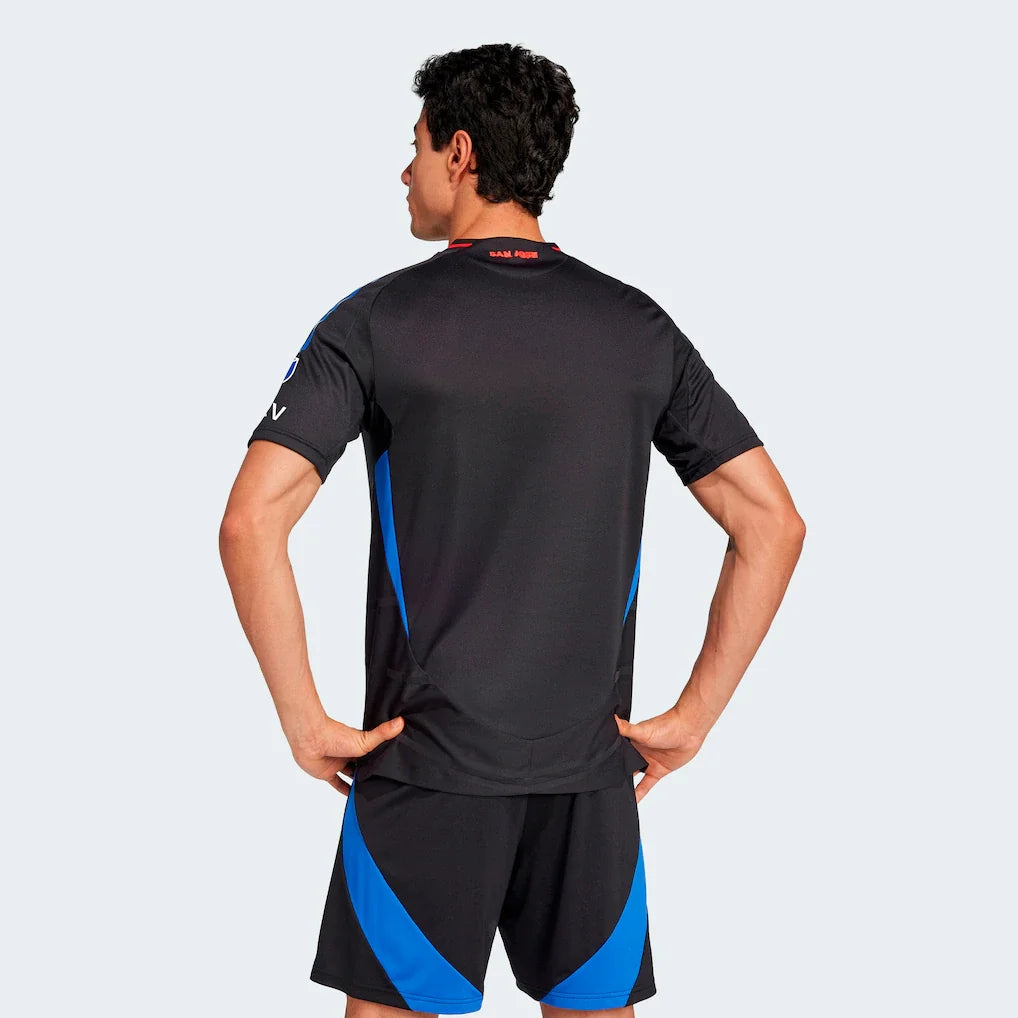San Jose Earthquakes adidas 2025 Headliner Authentic Jersey - Black