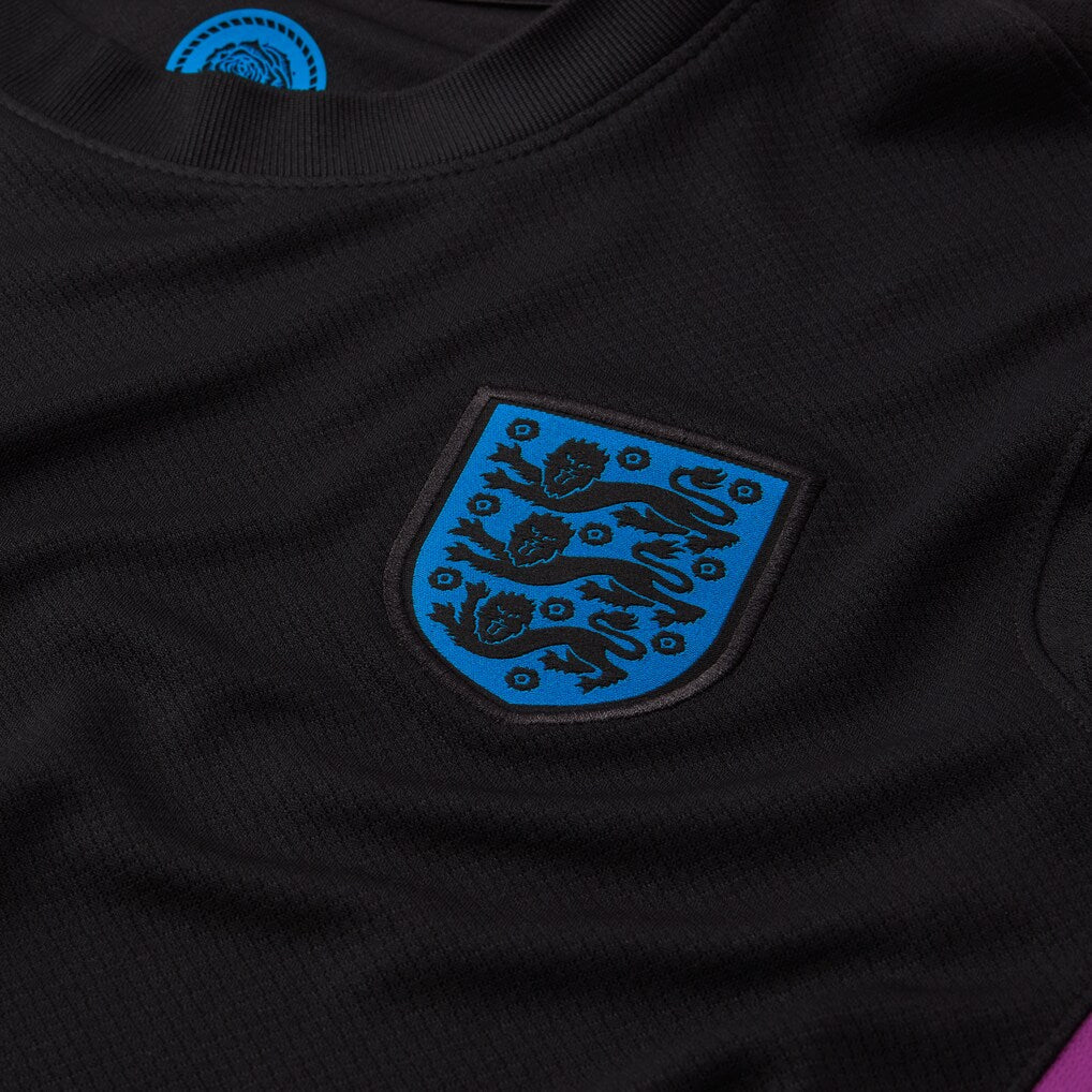England Women's National Team Nike Women's 2025/26 Away Replica Jersey - Black