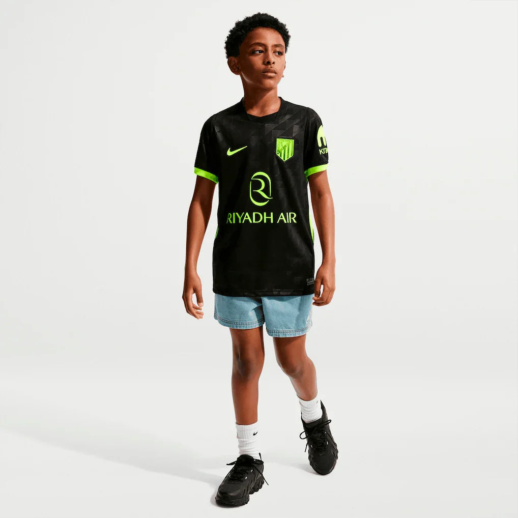 Atletico de Madrid Nike Youth 2026/27 Away Stadium Replica Jersey - Black