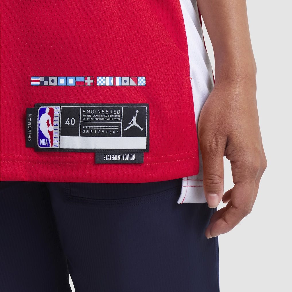 Kawhi Leonard LA Clippers Jordan Brand Unisex 2024/25 Swingman Jersey - Statement Edition - Red