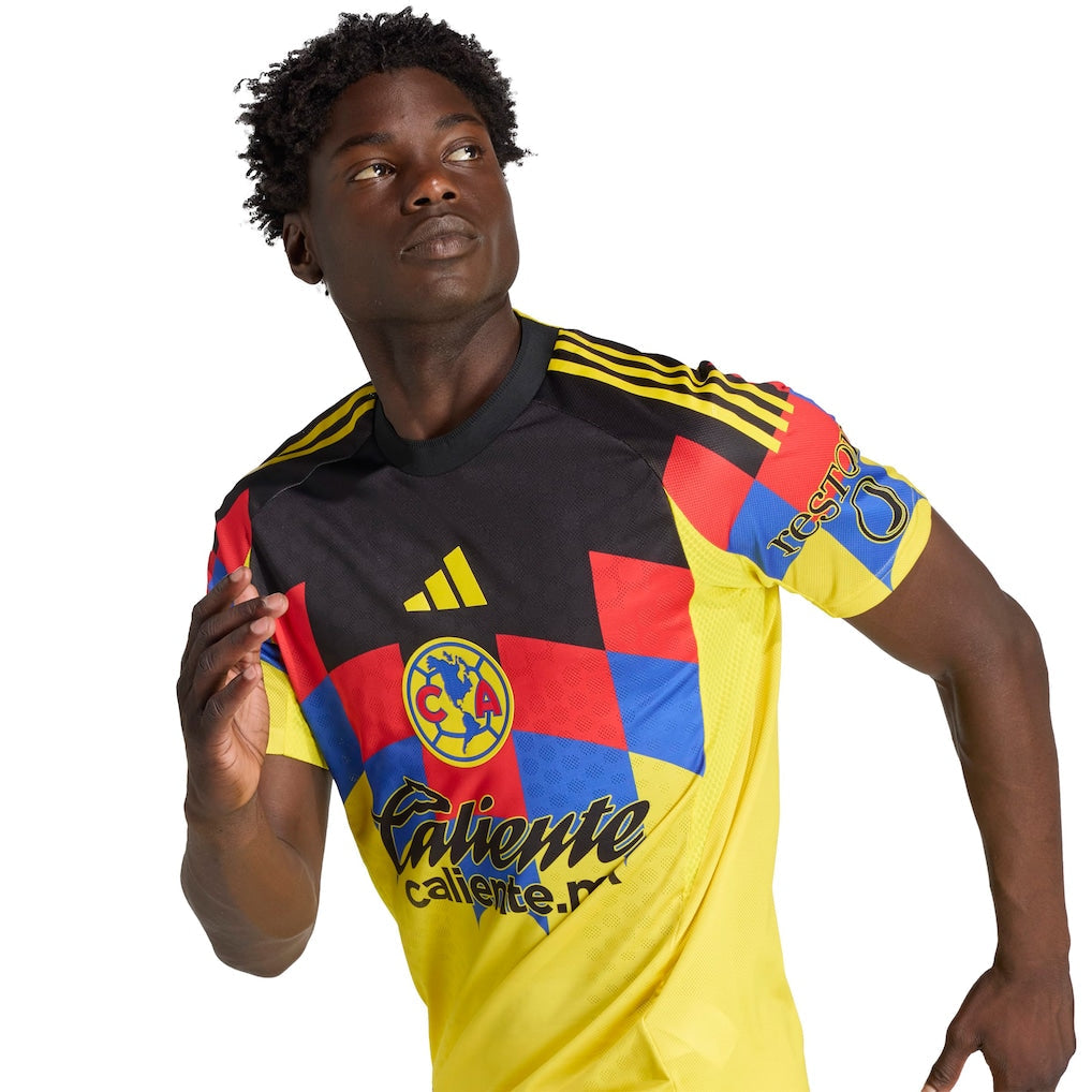 Club America adidas 2025/26 Home Authentic Jersey - Yellow