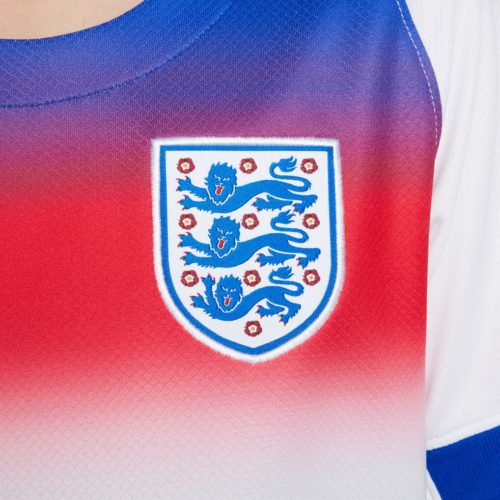 England Women's National Team Nike Youth 2025/26 Home Replica Jersey - Royal
