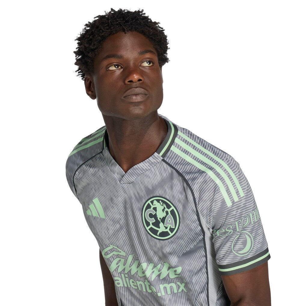 Club America adidas 2025 Third On Field Authentic Jersey - Gray