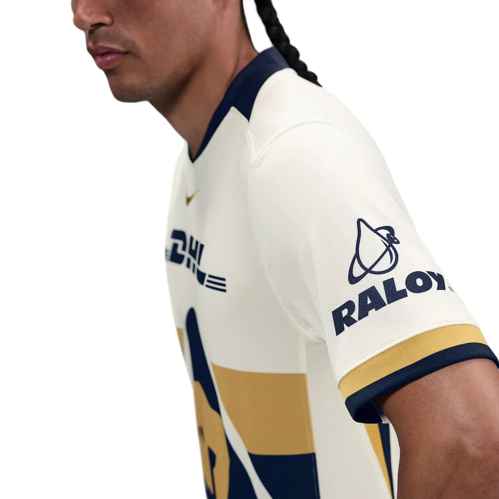 Pumas Nike 2025/26 Home Replica Jersey - Cream