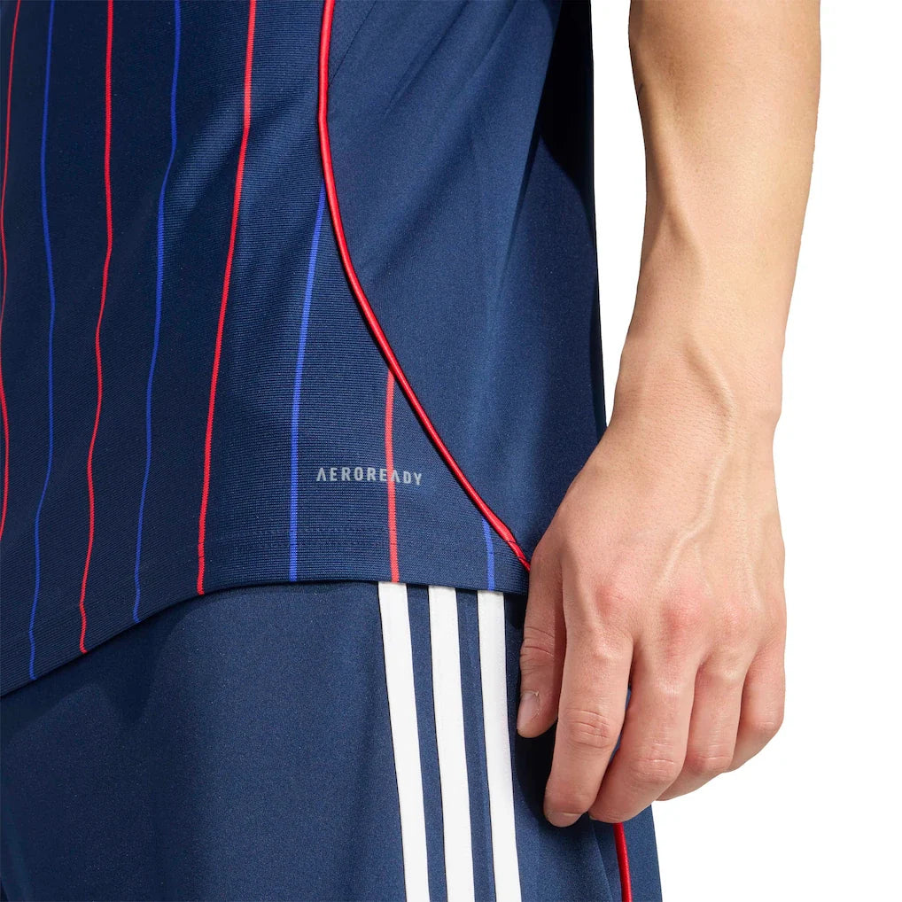 Olympique Lyonnais adidas 2025/26 Away Replica Jersey - Blue