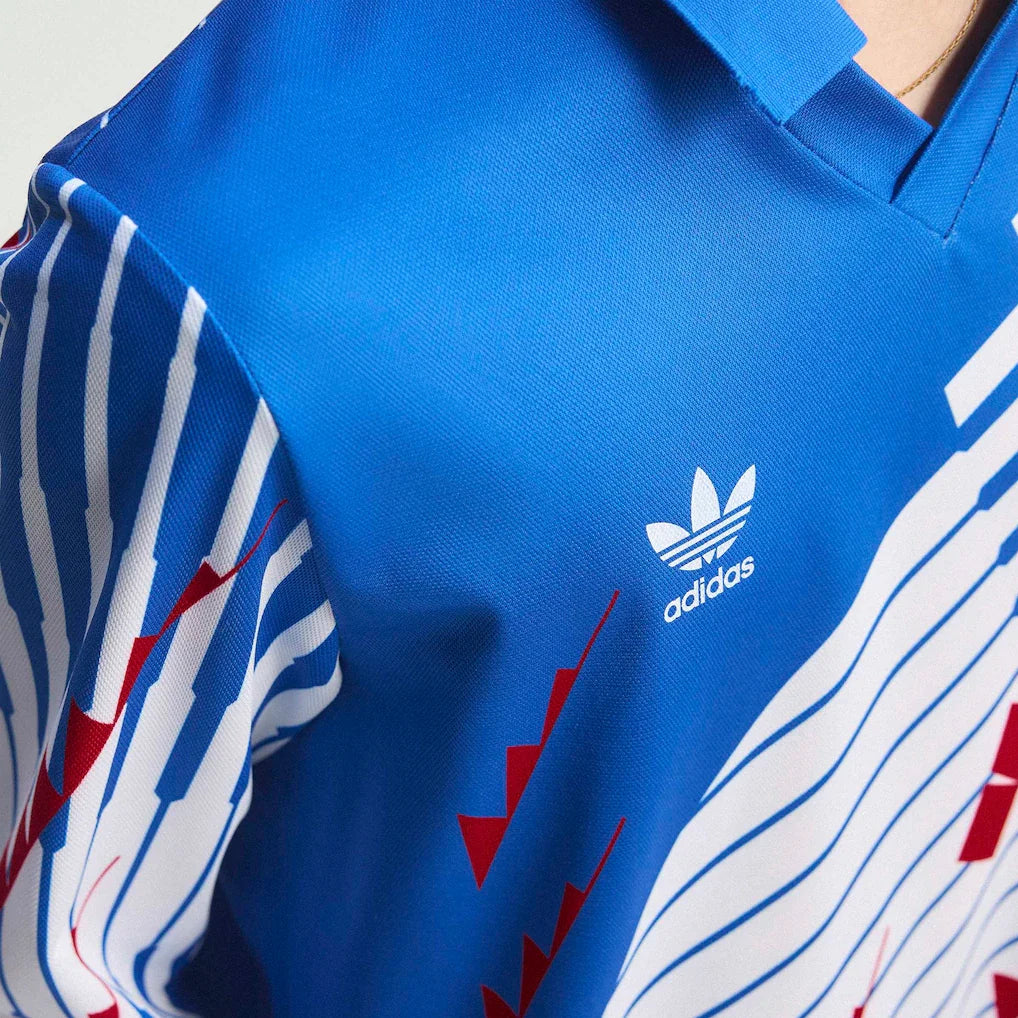 Japan National Team adidas 1993 Bringback Replica Long Sleeve Jersey - Blue/White