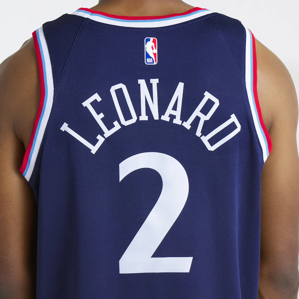 Kawhi Leonard LA Clippers Nike Unisex 2024/25 Swingman Jersey - Navy - Icon Edition