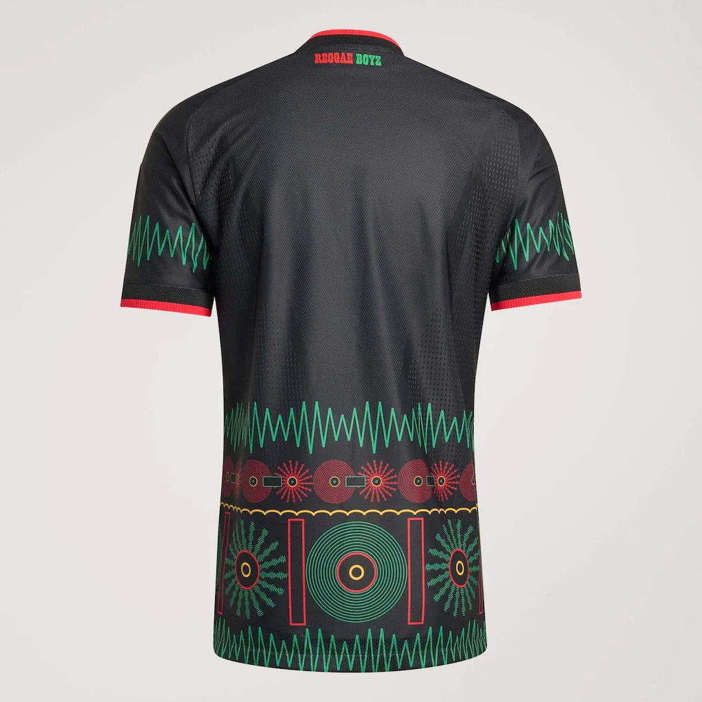 Jamaica National Team adidas 2026 Away On-Field Authentic Jersey - Black