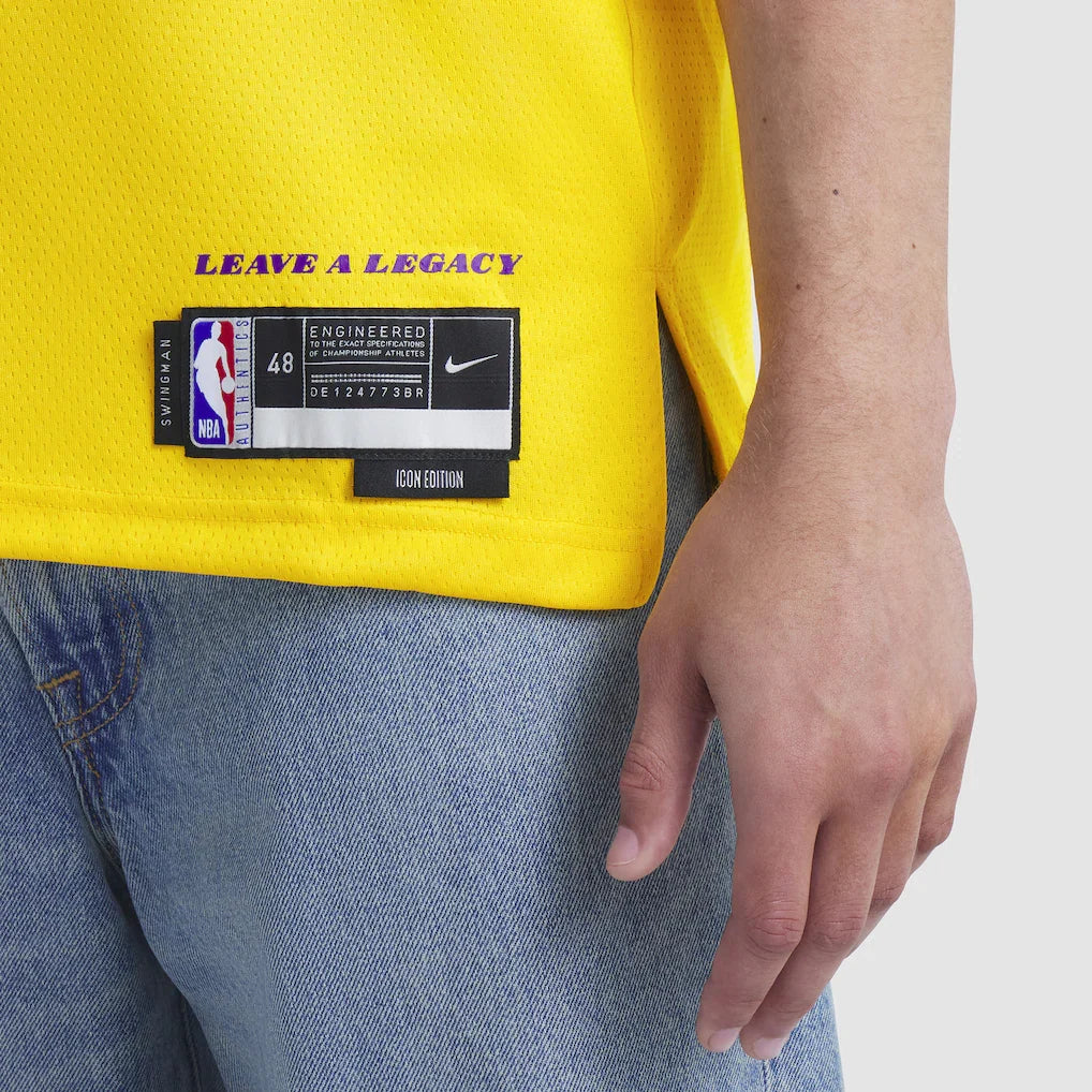 LeBron James Los Angeles Lakers Nike Unisex Swingman Jersey - Icon Edition - Gold
