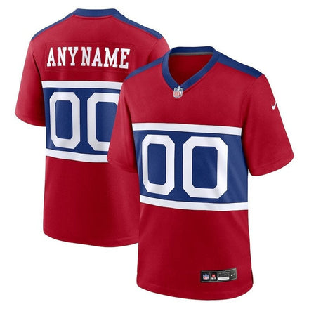 New York Giants - Century Alternate Custom Game Jersey - Red