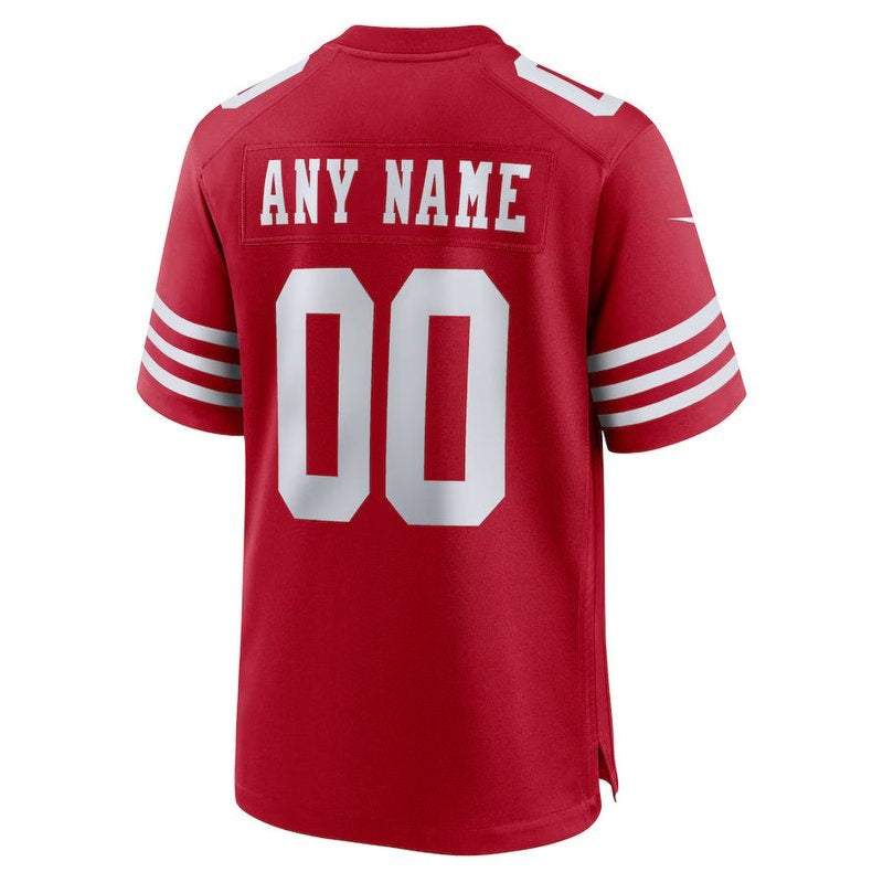 San Francisco 49ers - Scarlet Custom Jersey