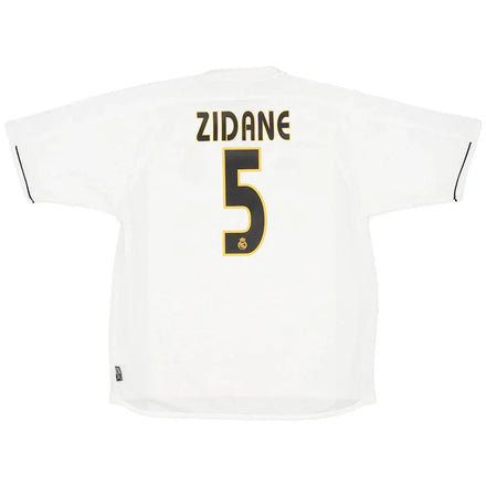 Zidane #5 Real Madrid Home Retro Jersey 2003/04